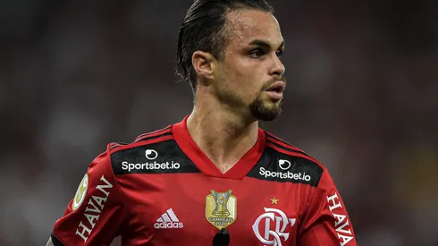 RJ – Rio de Janeiro – 17/11/2021 – BRASILEIRO A 2021, FLAMENGO X CORINTHIANS – Michael jogador do Flamengo durante partida contra o Corinthians no estadio Maracana pelo campeonato Brasileiro A 2021. Foto: Thiago Ribeiro/AGIF