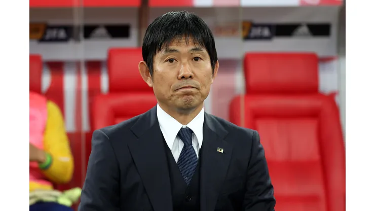 Alex Grimm/ Getty Images- Hajime Moriyasu, técnico do Japão