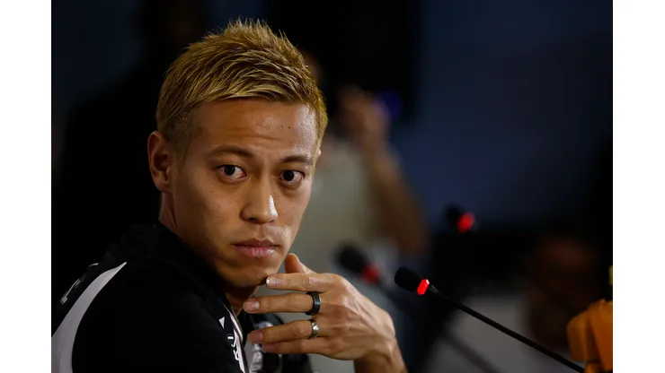 Wagner Meier/ Getty Images- Keisuke Honda, meia do FK Suduva, da Lituânia