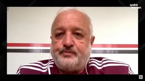 Foto: (Reprodução/André Hernan/YouTube) – Carlos Belmonte comunicou à torcida tricolor os planos do São Paulo para 2023