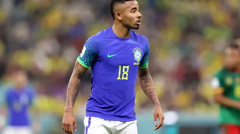 Julian Finney/ Getty Images- Gabriel Jesus, atacante do Arsenal