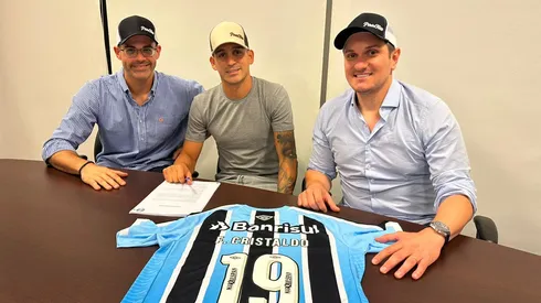 Reprodução/ Grêmio- Franco Cristaldo, meia do Grêmio