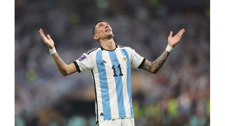 Foto: (Catherine Ivill/Getty Images) - Di María provou que estava confiante para a final da Copa do Mundo