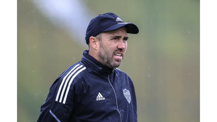 Foto: Pedro Souza / Atlético - Coudet se encanta com atacante do Atlético-MG