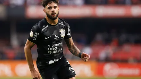 Ricardo Moreira/Getty Images- Yuri Alberto, atacante do Corinthians
