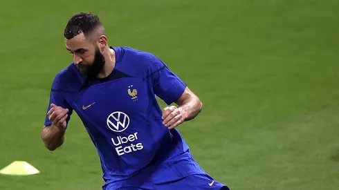 Foto: (Christopher Lee/Getty Images) – A presença de Karim Benzema na final da Copa do Mundo é um mistério