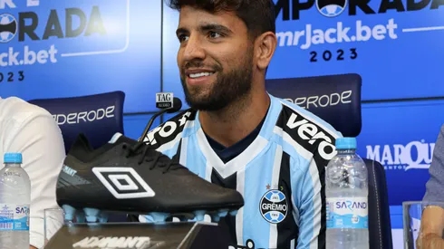 Maxi Franzoi/AGIF- Pepê em sua apresentação no Grêmio