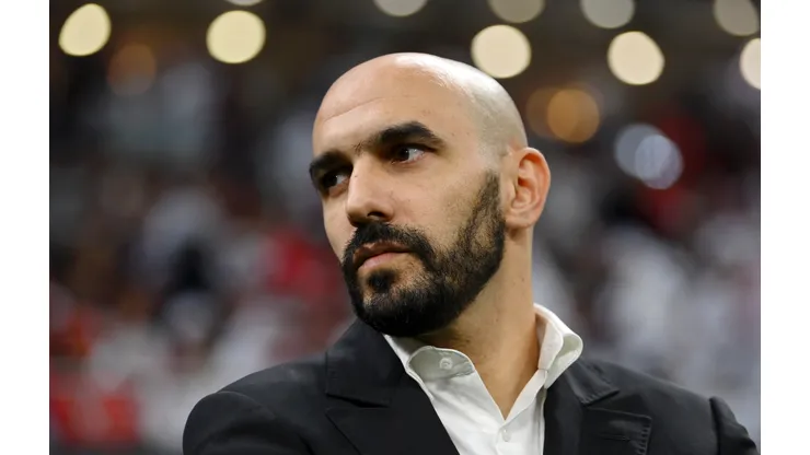Foto: (Dan Mullan/Getty Images) - Walid Regragui levou Marrocos a uma semifinal de Copa do Mundo pela primeira vez na história