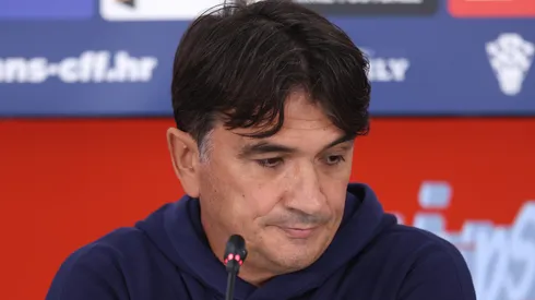Photo by Alex Pantling/Getty Images – Zlatko Dalic pode ter desfalque na Croácia para disputa do 3º lugar