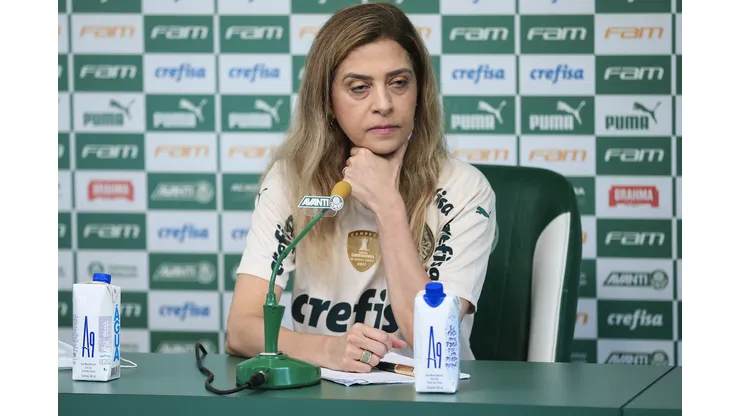 Ettore Chiereguini/AGIF- Leila Pereira, presidente do Palmeiras
