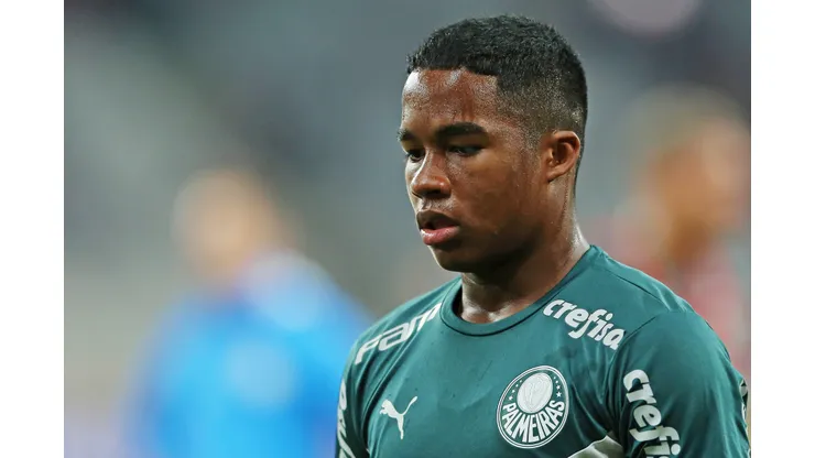 Heuler Andrey/ Getty Images- Endrick, atacante do Palmeiras