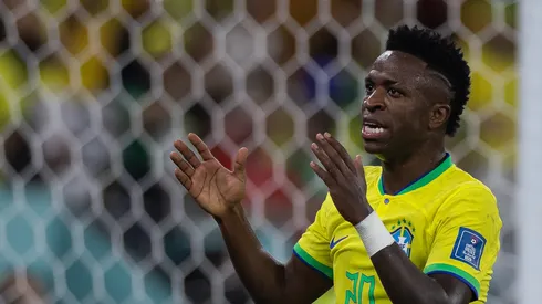 Foto: (Pedro Martins/AGIF) – Vini Jr não está entre os dois melhores jogadores da Seleção Brasileira na Copa do Mundo para Milton Neves
