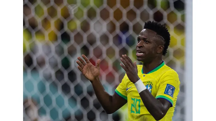 Foto: (Pedro Martins/AGIF) - Vini Jr não está entre os dois melhores jogadores da Seleção Brasileira na Copa do Mundo para Milton Neves