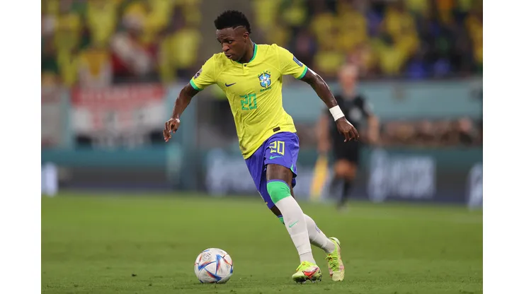 Michael Steele/ Getty Images- Vinícius Júnior, atacante da Seleção e do Real Madrid