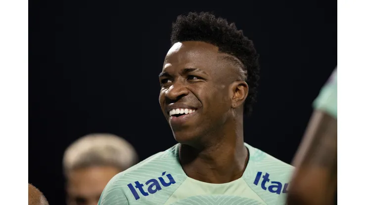 Foto: Lucas Figueiredo/CBF - Vinícius Júnior comenta críticas sobre comemorações nos gols do Brasil