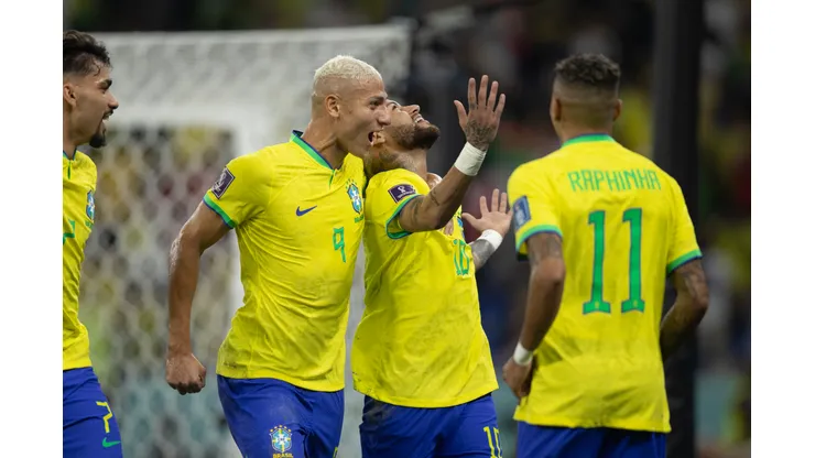 Foto: Flickr/CBF- Neymar, Richarlison, Raphinha e Paquetá