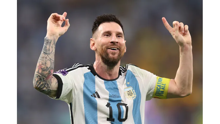 Alex Pantling/ Getty Images- Lionel Messi, atacante da Argentina