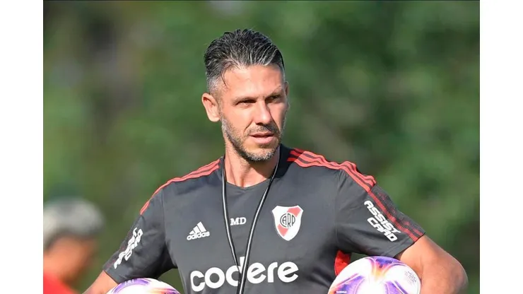 Foto: Reprodução/Instagram Oficial do River Plate - Demichelis assumiu o comando após a saída de Gallardo.