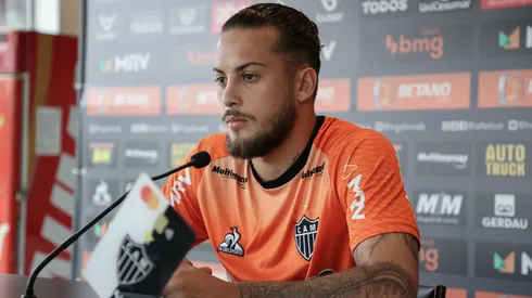 Foto: (Pedro Souza/Atlético) – Guga foi vendido pelo Atlético em dezembro de 2022