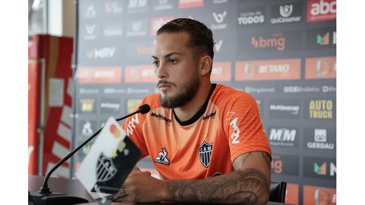 Foto: (Pedro Souza/Atlético) - Guga foi vendido pelo Atlético em dezembro de 2022