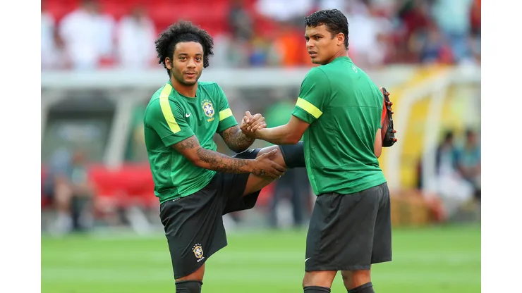 Foto: (Adalberto Marques/AGIF) - Thiago Silva e Marcelo já tiveram seus nomes especulados no Fluminense