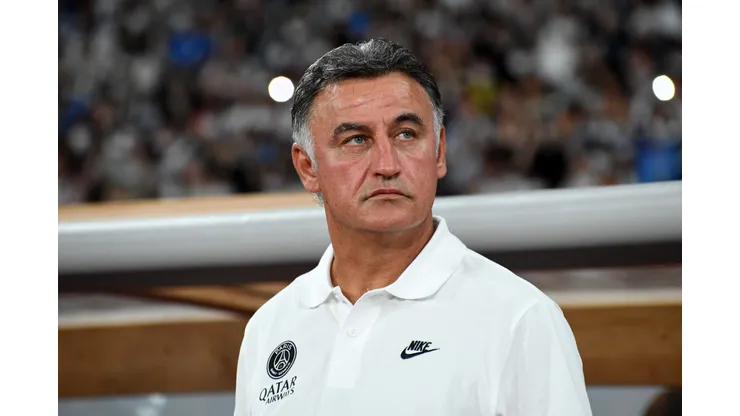 Masashi Hara/Getty Images- Christophe Galtier, técnico do PSG
