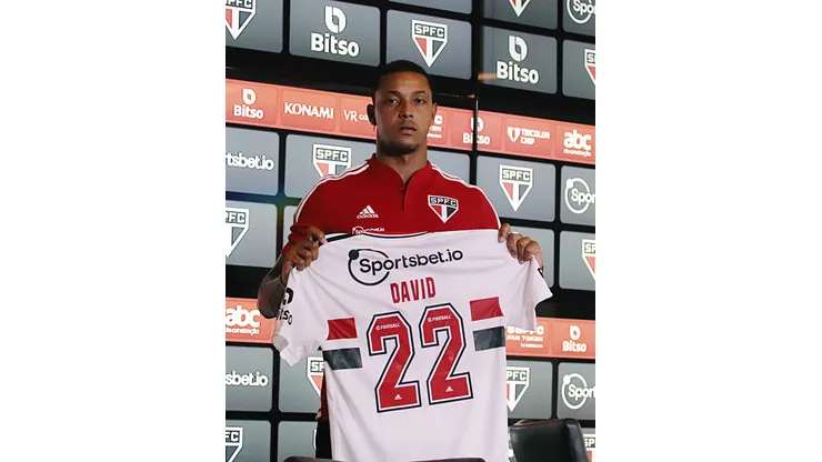 Foto: Divulgação/ São Paulo - David é apresentado