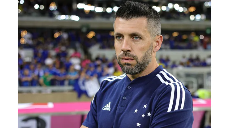 Gilson Junio/AGIF- Paulo Pezzolano, técnico do Cruzeiro