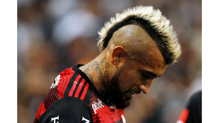 Ricardo Moreira/ Getty Images- Arturo Vidal, meia do Flamengo