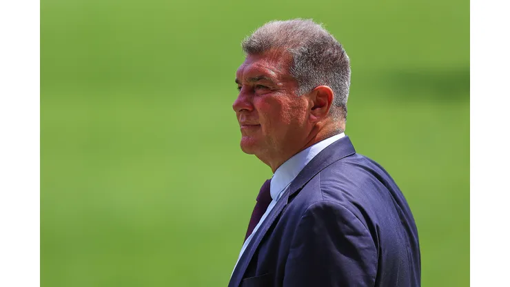 Eric Alonso/Getty Images- Joan Laporta, presidente do Barcelona