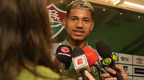 Foto: (Leonardo Brasil/ Fluminense FC) – Marrony fez seu primeiro jogo entre os titulares do Fluminense na última terça (17)