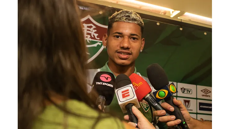 Foto: (Leonardo Brasil/ Fluminense FC) - Marrony fez seu primeiro jogo entre os titulares do Fluminense na última terça (17)