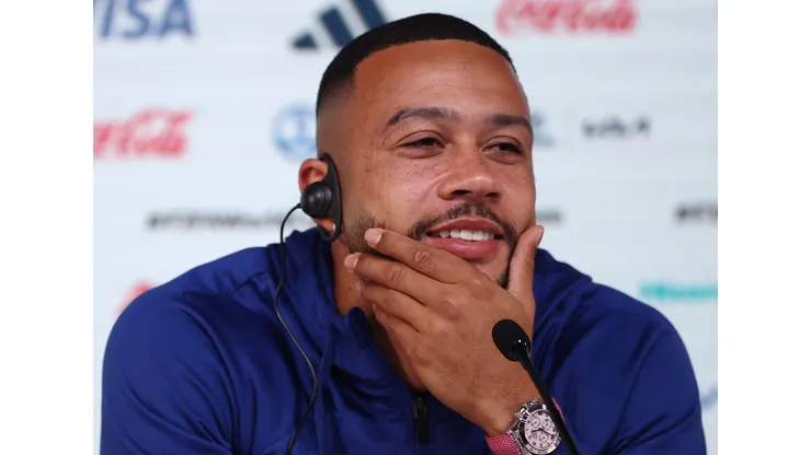 Robert Cianflone/ Getty Images- Menphis Depay, atacante do Barcelona
