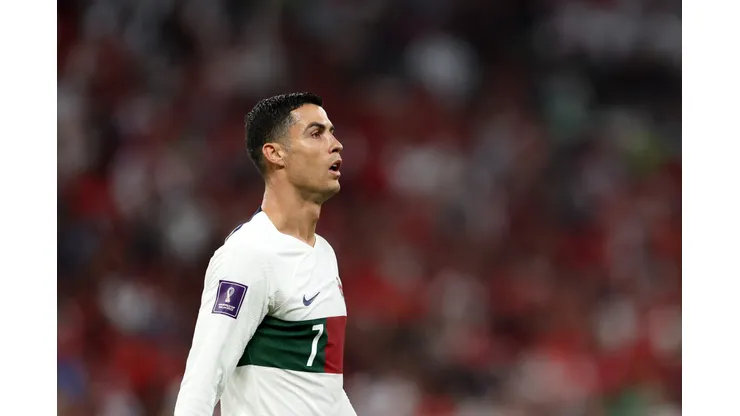 François Nel/ Getty Images- Cristiano Ronaldo, atacante do Al Nassr