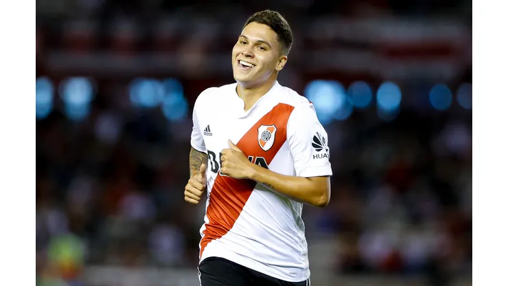 Gabriel Rossi/ Getty Images- Juan Quintero em sua passagem pelo River Plate