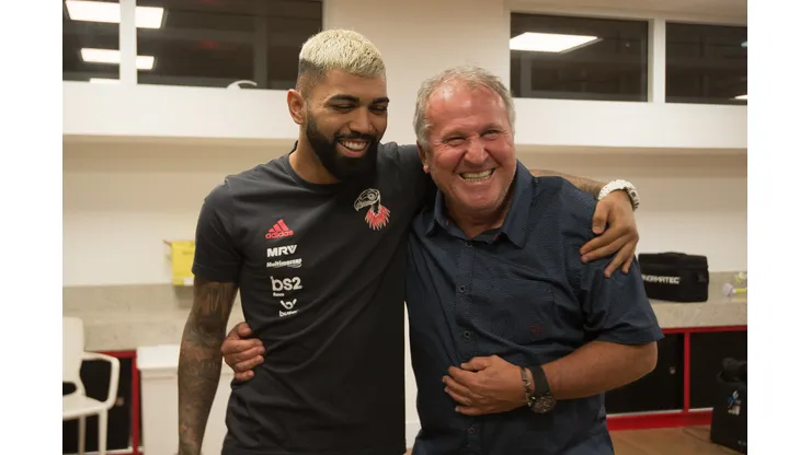 Foto: (Alexandre Vidal/Flamengo) - Gabigol utilizará a camisa 10 de Zico no Flamengo