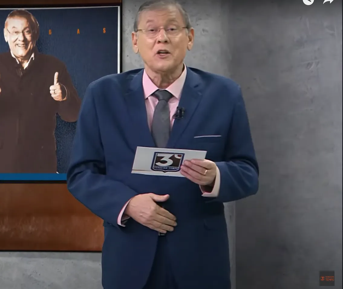 Foto: Reprodução/ Terceiro Tempo - Milton Neves manda a real sobre o Galo