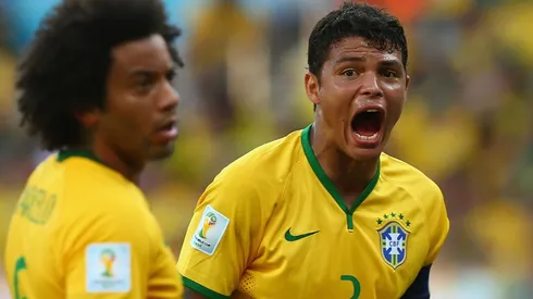 Foto: Quinn Rooney/Getty Images – Marcelo e Thiago Silva