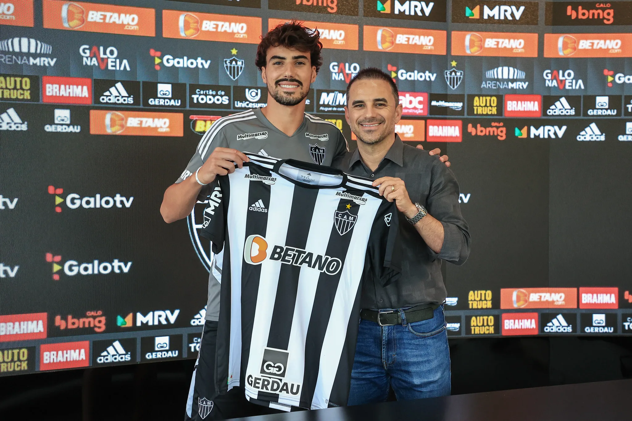 Pedro Souza/ Atlético-MG- Igor Gomes em sua apresentação no Galo