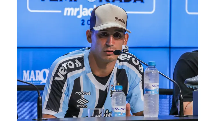 Morgana Schuh/Grêmio FBPA- Franco Cristaldo, meia do Grêmio