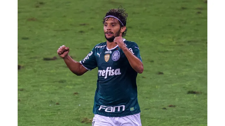 Buda Mendes/ Getty Images- Gustavo Scarpa em sua passagem pelo Palmeiras