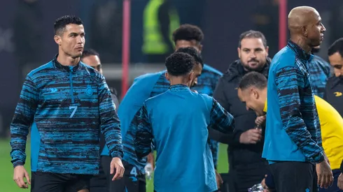 Foto: (Yasser Bakhsh/Getty Images) – Cristiano Ronaldo será companheiro de equipe de Anderson Talisca no Al Nassr, da Arábia Saudita