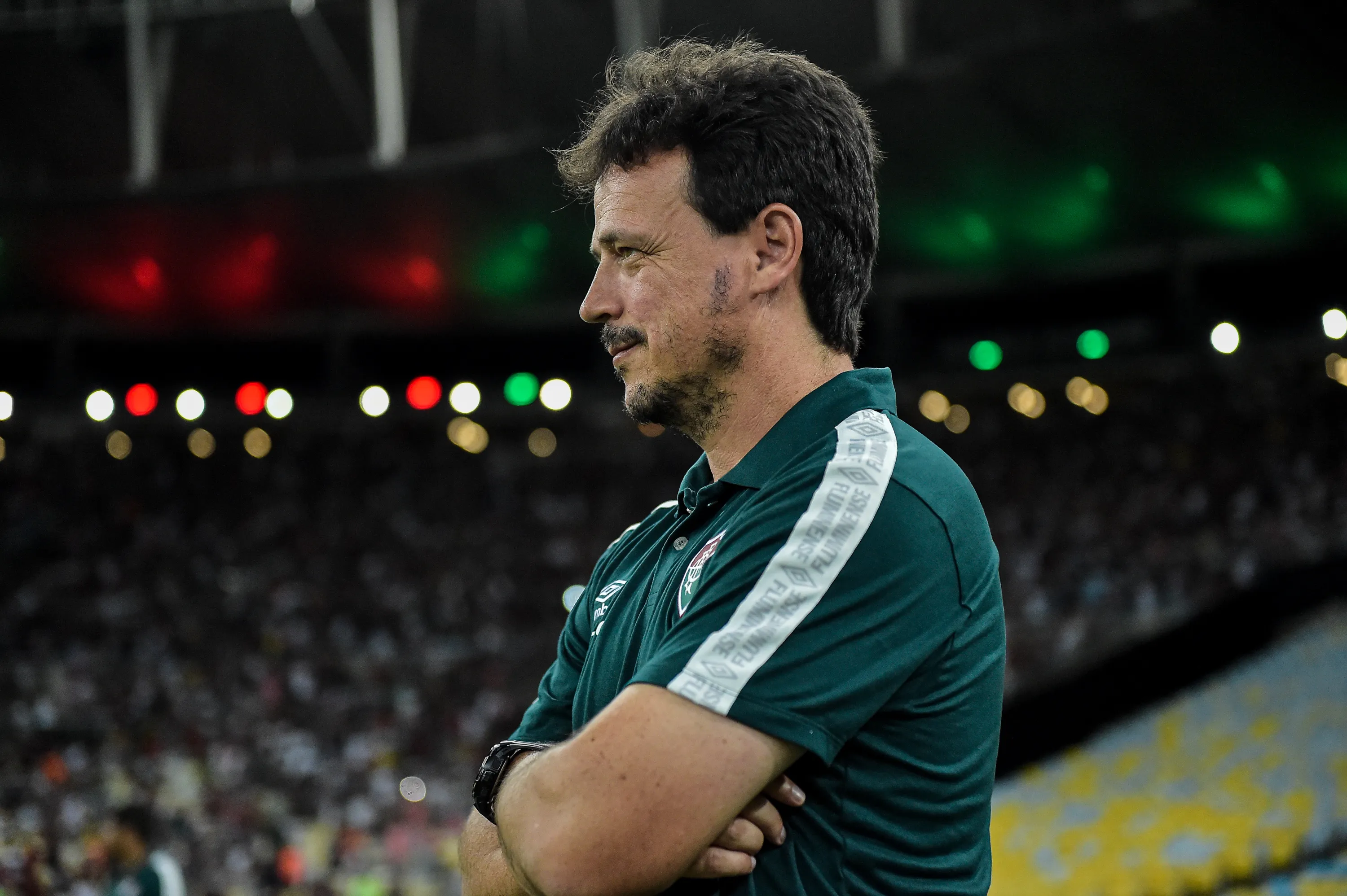 Thiago Ribeiro/AGIF- Fernando Diniz, técnico do Fluminense