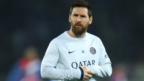 Alex Grimm/Getty Images- Messi, atacante do PSG
