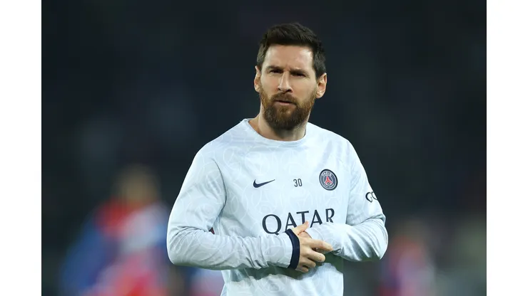 Alex Grimm/Getty Images- Messi, atacante do PSG