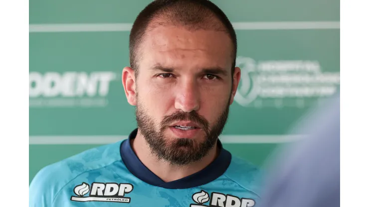 Robson Mafra/AGIF- Willian Farias, volante do Coritiba