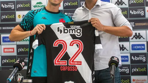 Foto: Daniel Ramalho/Vasco - Manuel Capasso é apresentado no Vasco