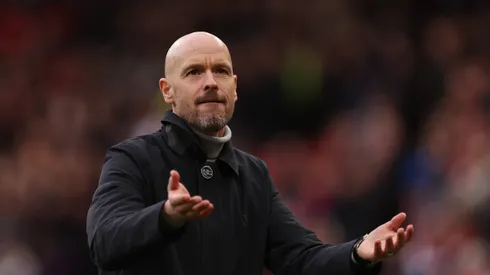 Richard Heathcote/Getty Images- Erik Ten Hag, técnico do Manchester United