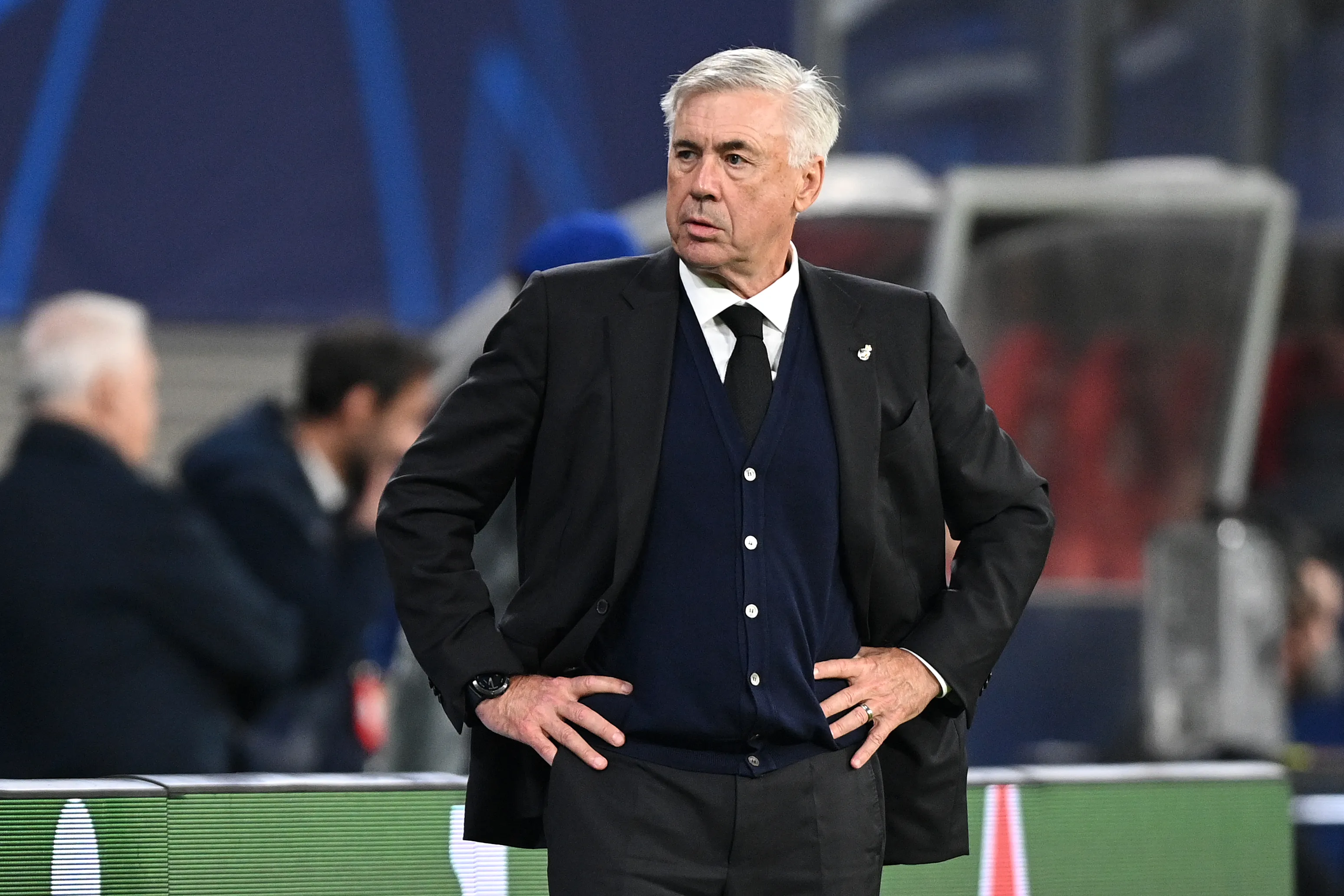 Stuart Franklin/Getty Images- Carlo Ancelotti, técnico do Real Madrid