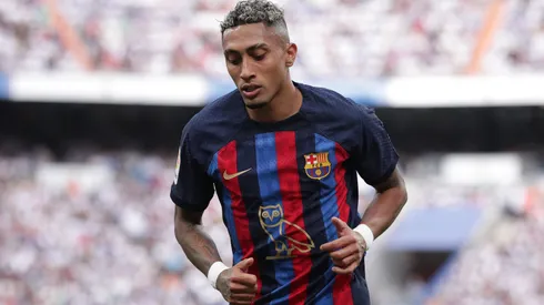 Gonzalo Arroyo Moreno/Getty Images- Raphinha, atacante do Barcelona